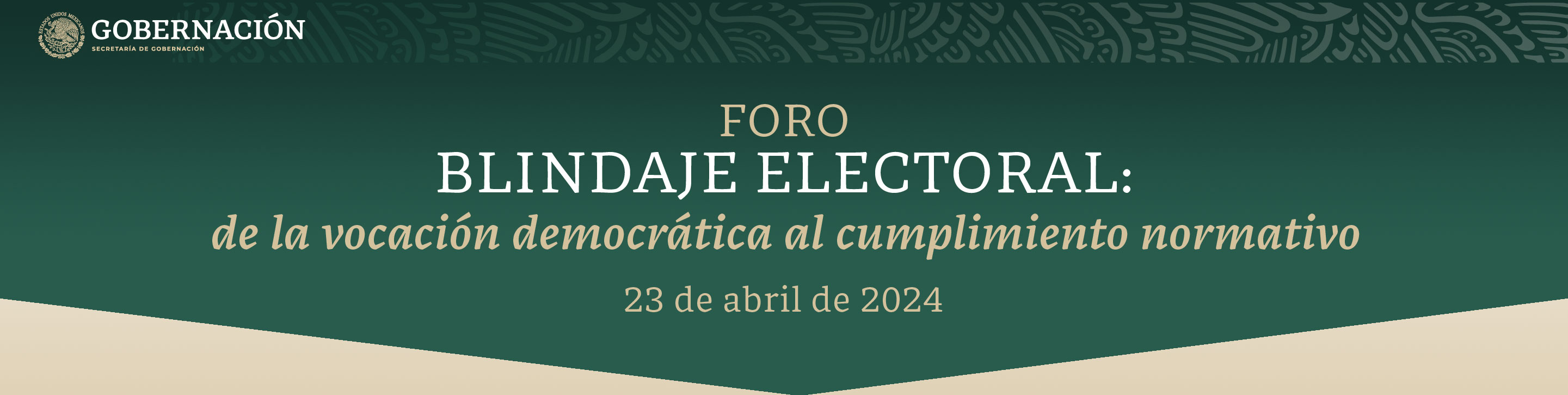 foro Blindaje Electoral: de la vocacin democrtica al cumplimiento normativo